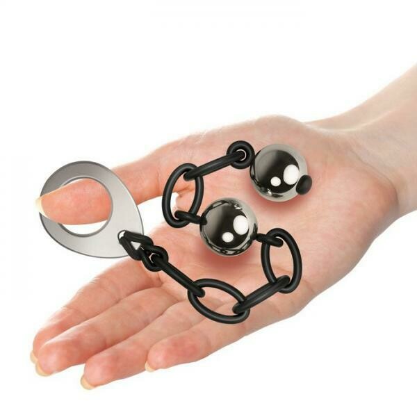 Love In Chains Weighted Steel Balls Black