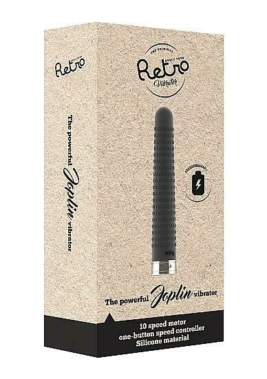 Retro Joplin Black Vibrator