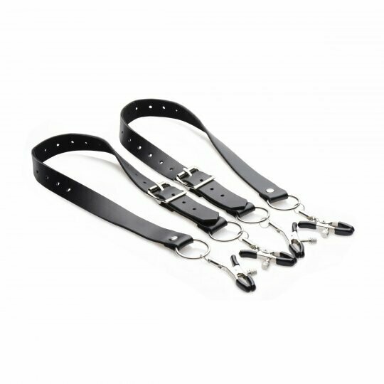Spread Labia Spreader Straps with Clamps