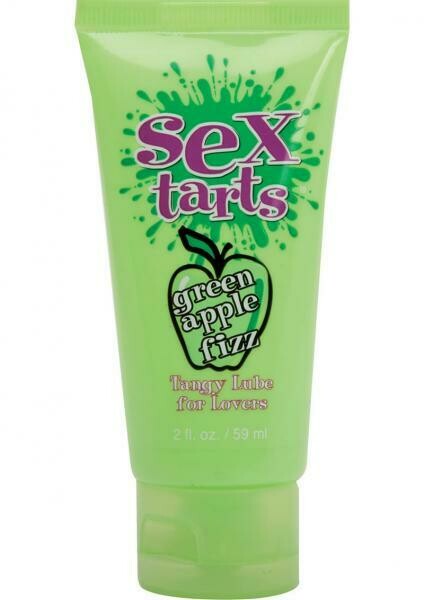 Sex Tarts Lube Flavored Green Apple Fizz 2oz