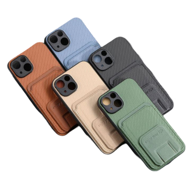 Carbon Fibre Pocket Stow Card and Stand Cases