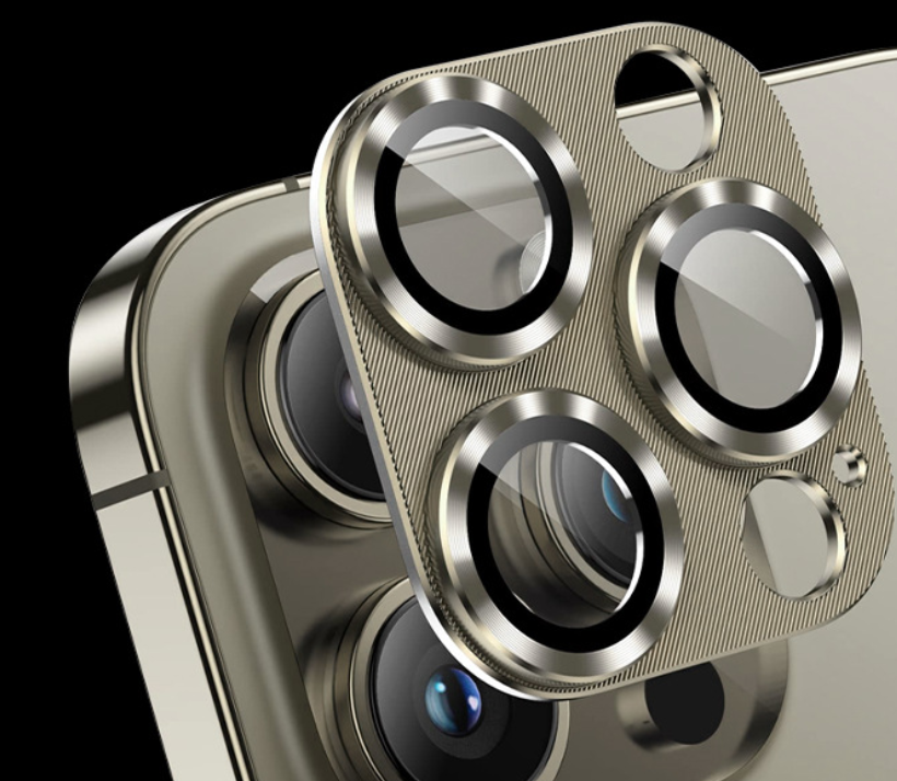 Metal + Glass phone camera protector