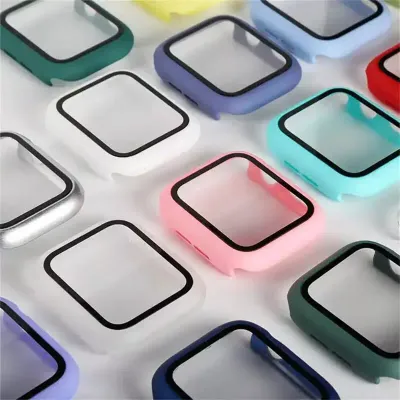 Apple Watch Glass Screen Protector + PC Protection Cover