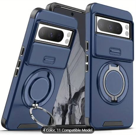 Cam Slide RIng Stand Case for Google Pixel Phones