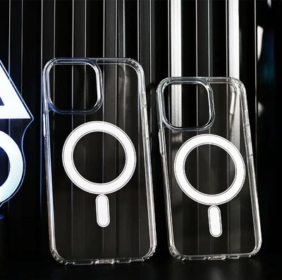 Clear Magnetic Case Iphone Samsung Pixel Phones