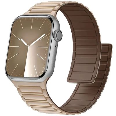 Apple Watch Bands Flexible Silicone Magnetic Straps