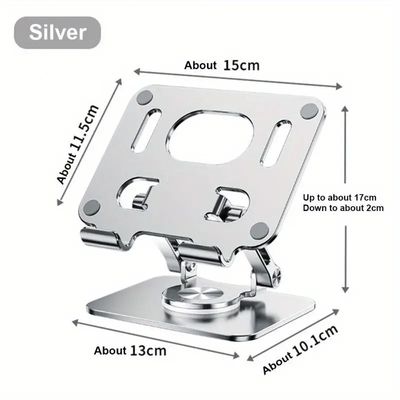 Metal Ipad Tablet Stand Foldable 360 Swivel Turning