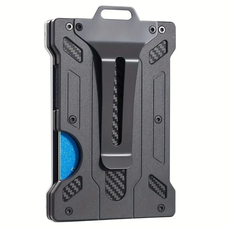 Aluminium Alloy ID Card Holder Wallet with Clip