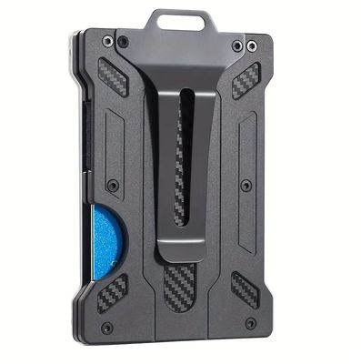 Aluminium Alloy ID Card Holder Wallet with Clip