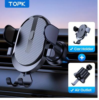 Auto Locking Phone Holder in Car [Vent Clip]