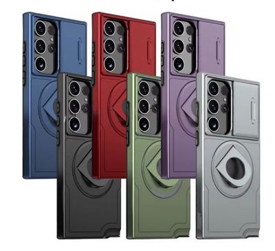 Magnetic Cam Slide Case for Samsung ALL MODELS [Mag Safe Compatible]