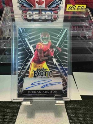 2023 Leaf Exotic Jordan Addison Auto #BA-JA1 3/8