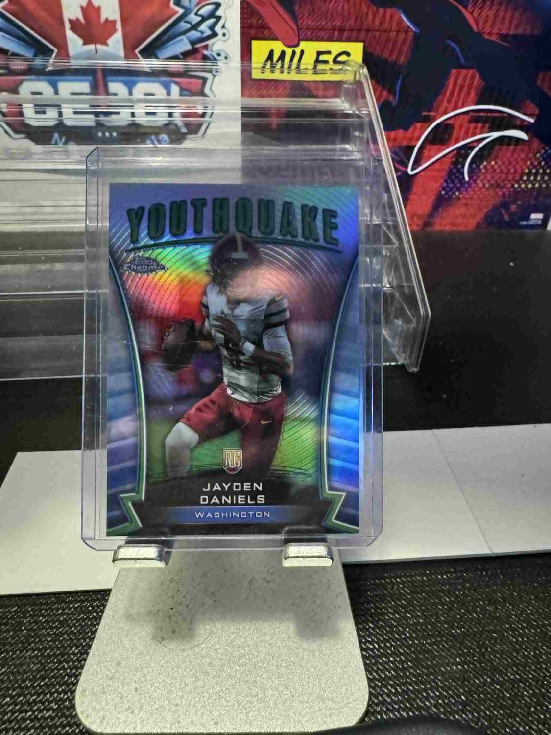 2024 Topps Chrome Jayden Daniels Youth Quake Refractor #Y-3