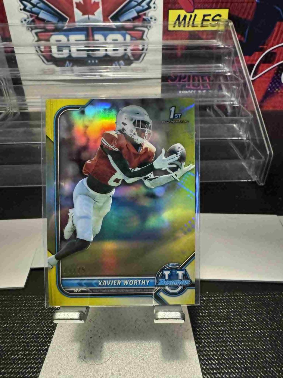 2022 Bowman U Xavier Worthy 1st Bowman /75 #61