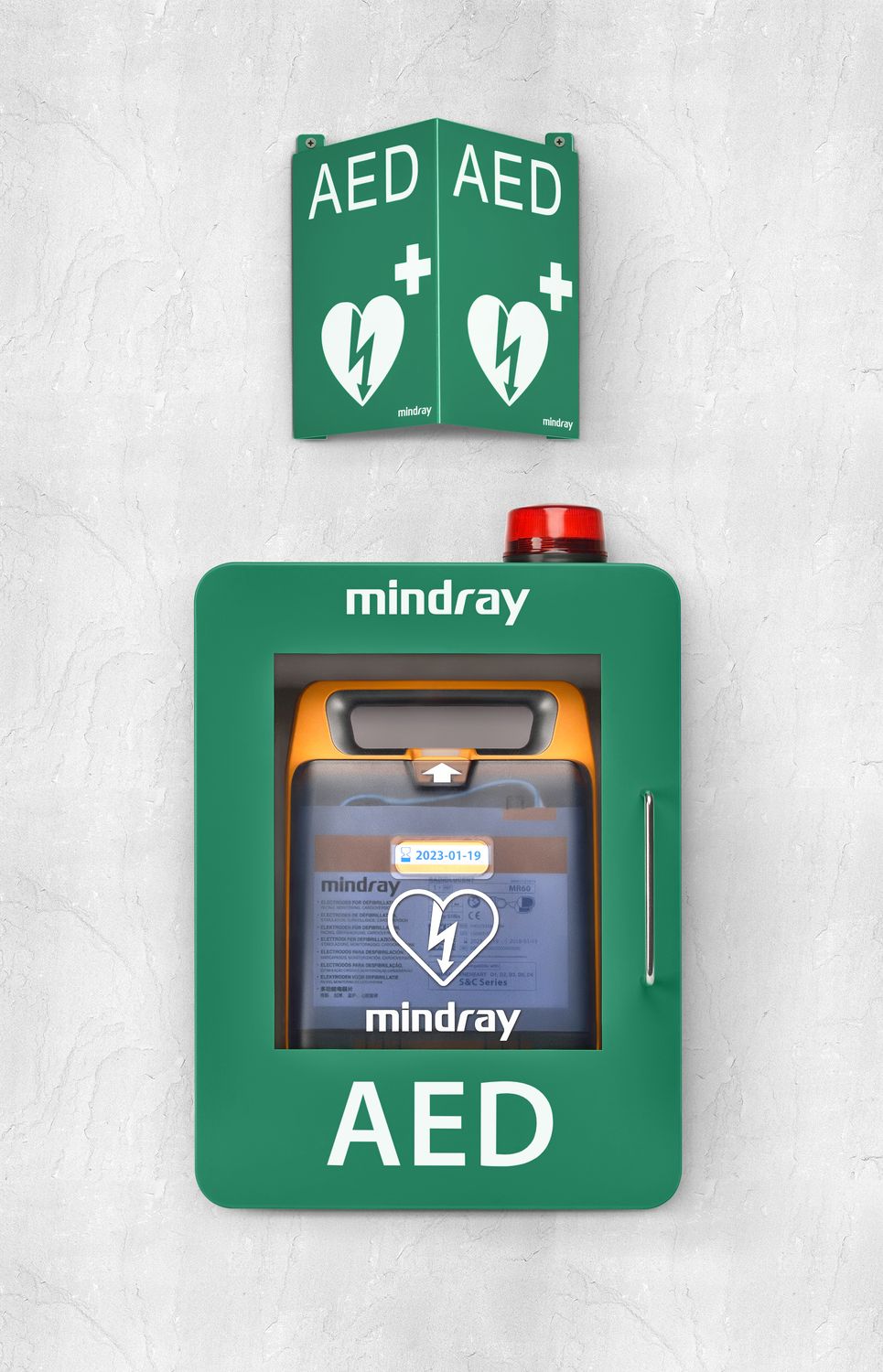 Mindray Alarmed  AED Wall Cabinet