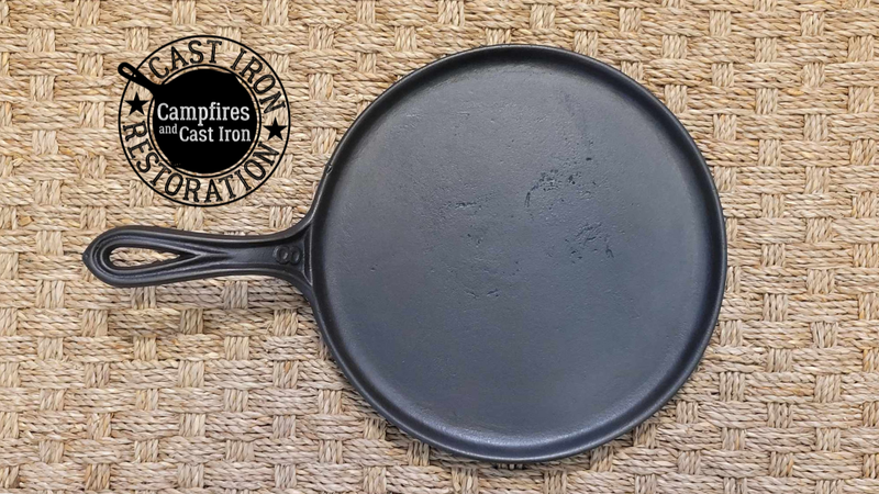 Historic 1800s Gatemarked #8 Cast Iron Hand Griddle