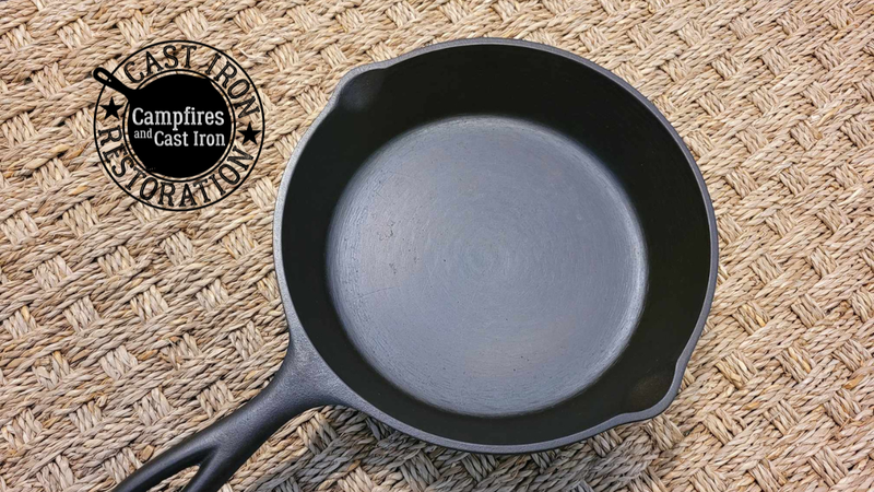 3-Notch Lodge #5 Cast Iron Skillet (1950s)