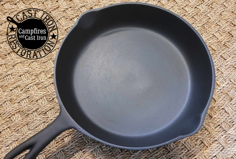 Birmingham Stove & Range (BSR) #8X Red Mountain Series Cast Iron Skillet (1930s)