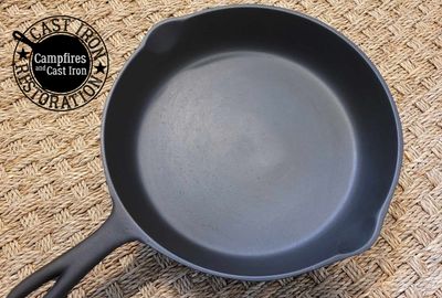 Birmingham Stove & Range (BSR) #8X Red Mountain Series Cast Iron Skillet (1930s)