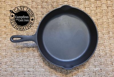 Birmingham Stove & Range (BSR) #8B Red Mountain Series Cast Iron Skillet (1930s)