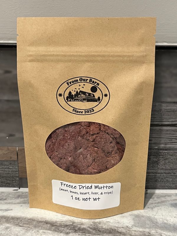 Freeze Dried Muskrat