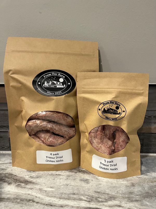 Freeze Dried Chicken Necks