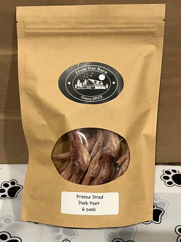 Freeze Dried Duck Feet