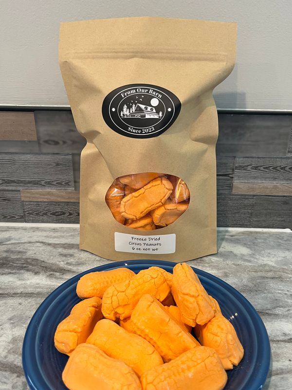 Freeze Dried Circus Peanuts