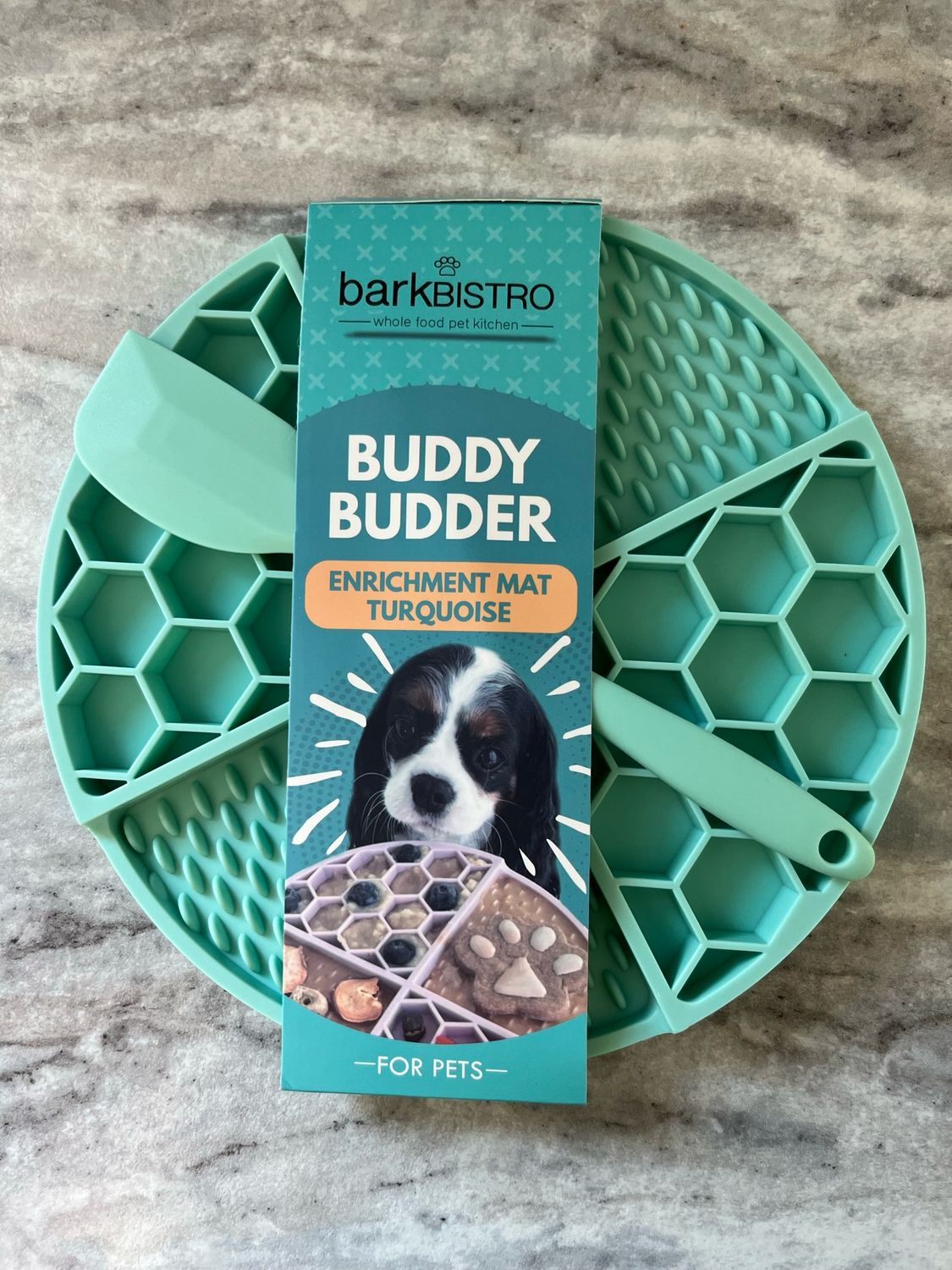 Lick Mat w/ Spatula &amp; Suction Cup Back