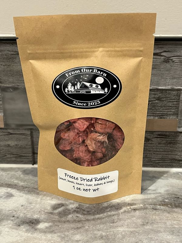 Freeze Dried Rabbit