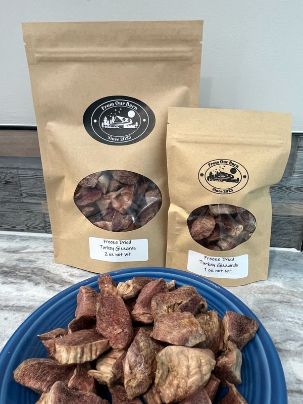 Freeze Dried Turkey Gizzards