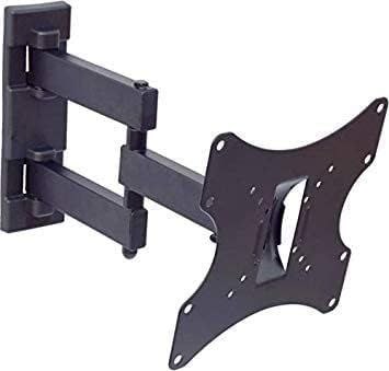 Homey Tech IBX-806-1 Universal TV Wall Mount | 14" - 43" | LCD, LED, Flat Screen TVs | Fixed, Swivel 120°, Max VESA 200x200mm | Black
