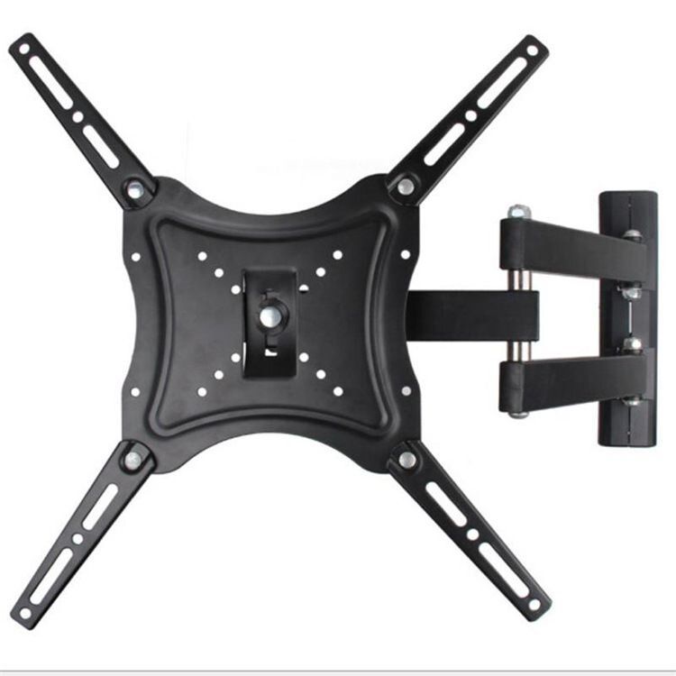 &quot;DGTECH DG-30P Full-Motion TV Wall Mount – Fits 23-55 Inch TVs, 50kg Load Capacity, Tilt +15° to -15°, 180° Swivel, Low Profile Design (8-46mm from Wall)&quot;