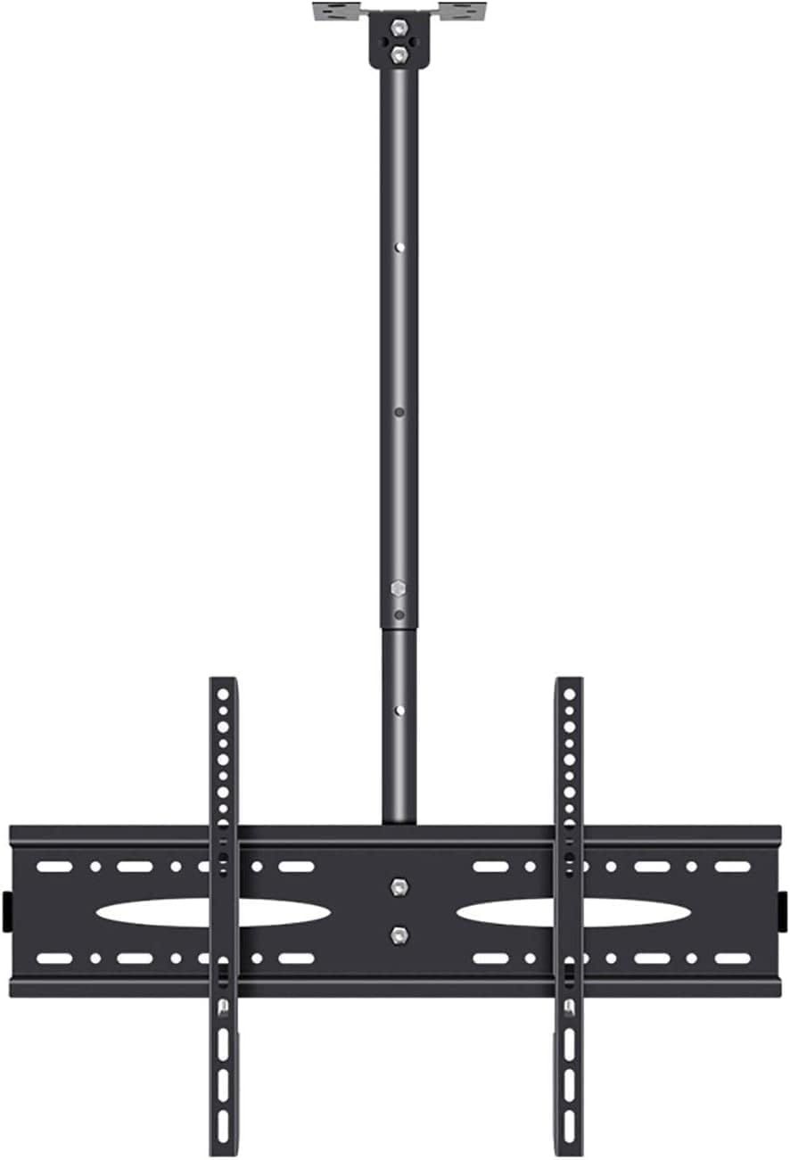 &quot;Homey Tech IBX-CE944(2M) Telescopic Full Motion TV Ceiling Mount – Fits 40-70 Inch TVs, 50kg Load Capacity, Adjustable Tilt &amp; Swivel, Black Finish&quot;