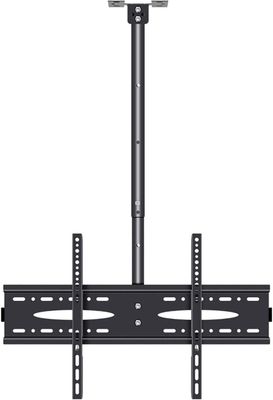 &quot;Homey Tech IBX-CE944(2M) Telescopic Full Motion TV Ceiling Mount – Fits 40-70 Inch TVs, 50kg Load Capacity, Adjustable Tilt &amp; Swivel, Black Finish&quot;