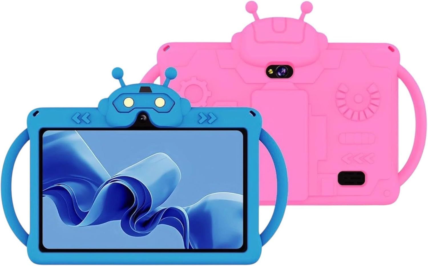 Oteeto TAB 72 Kids Learning Tablet – 7.0” IPS Display, 6GB RAM + 128GB ROM, 2.0GHz Quad-Core Processor, 3500mAh Battery, WiFi, Kid-Proof Case – Educational &amp; Entertainment Tablet for Children