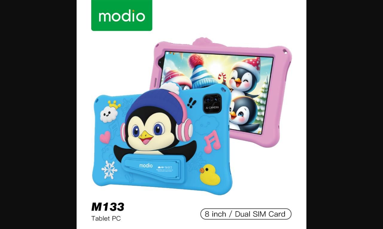 Modio M133 Kids Tablet | 8GB+512GB | 8&quot; HD | 4G SIM