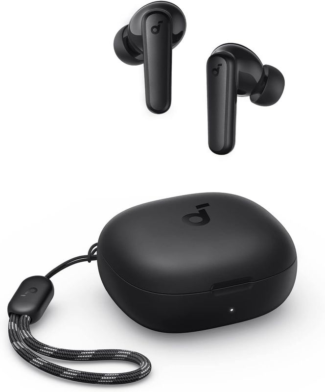 Anker Soundcore R50i Wireless Earbuds, 30H Playtime, Deep Bass, IPX5 – Black