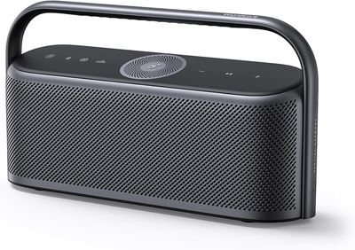 Soundcore Motion X600 Portable Bluetooth Speaker, 3-Channel Spatial Audio, 50W RMS, LDAC Hi-Res Wireless, IP67 Waterproof &amp; Dustproof, 20H Playtime, Bluetooth 5.3, Black (A3130011)