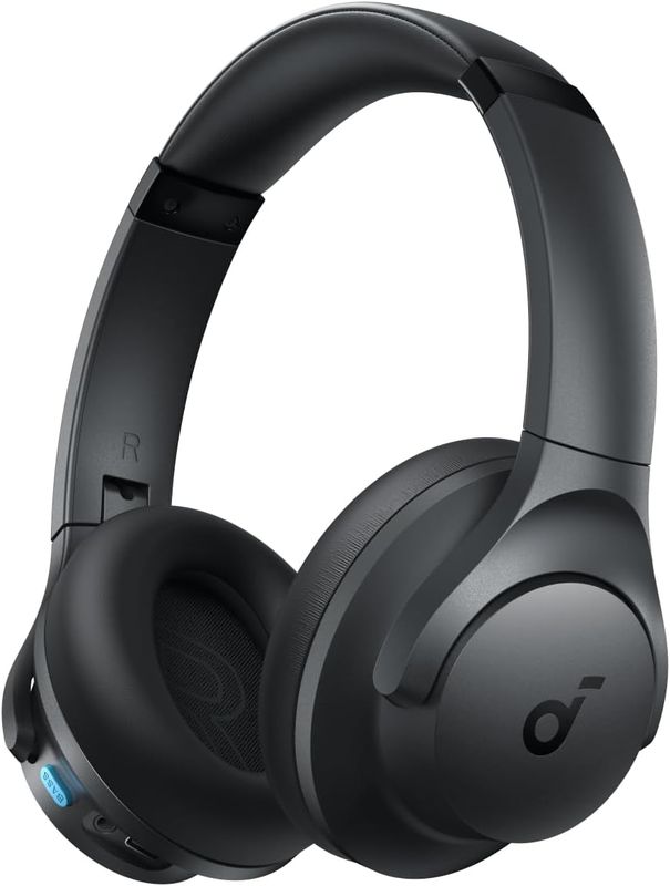 Soundcore Q11i Wireless Over-Ear Headphones – Black (A3005HA1) | Hi-Res Audio, 60H Playtime, BassUp Technology, Bluetooth 5.3, Multipoint, Foldable Design, AUX &amp; USB-C, App EQ Customization
