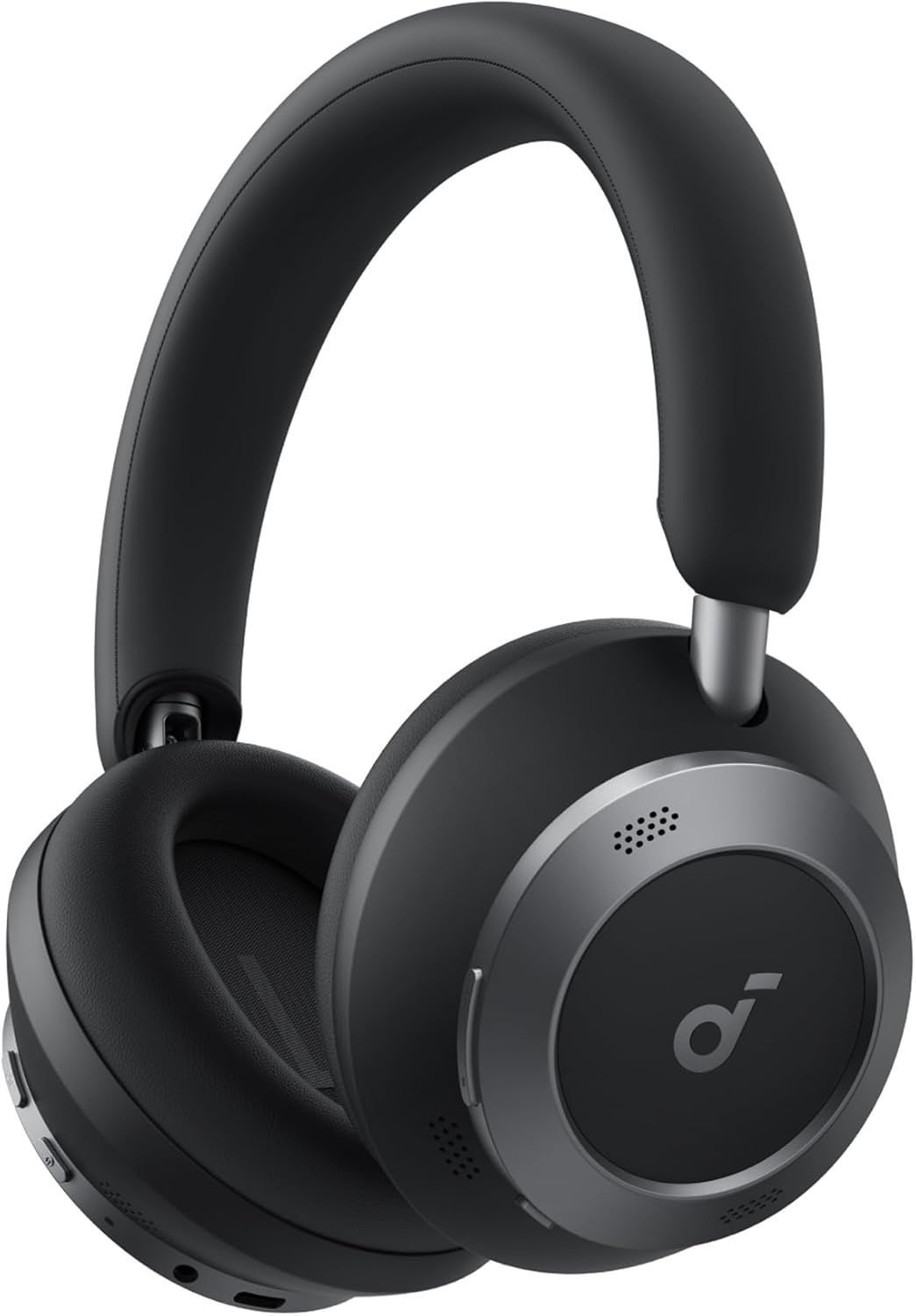 Soundcore Space One Pro Wireless Headphones – Black (A3062H11) | Adaptive ANC (Up to 98.5% Noise Reduction), Hi-Res Audio with LDAC, 3X Voice Mics, 55H Playtime, Bluetooth 5.3, App Control, Multipoint