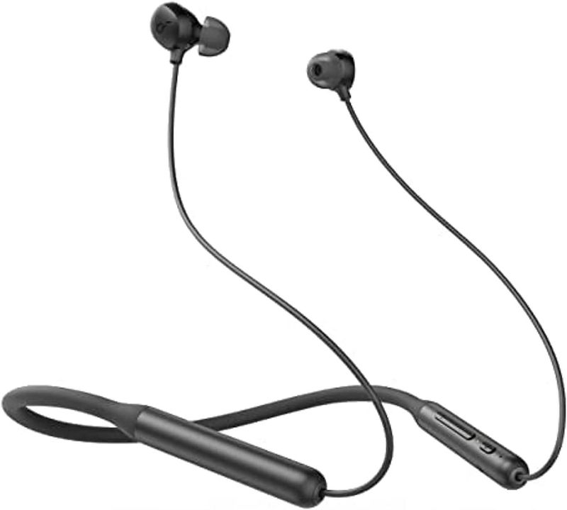 Soundcore U2i True Wireless Earbuds – Black (A3213H12) | Active Noise Cancelling, BassUp Drivers, 35 Hrs Total Playtime, Bluetooth 5.3, IPX5, Fast USB‑C Charging, App EQ