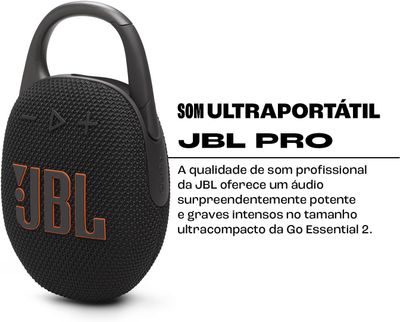 JBL Clip 5 Waterproof Bluetooth Speaker – Ultra-Portable, 12H Playtime, AURACAST (Multi-Speaker Connectivity), JBLCLIP5SQUAD, Squad