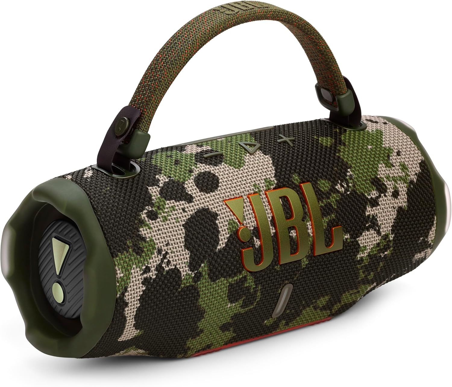 “JBL Charge 6 – Portable Waterproof &amp; Drop-Proof Bluetooth Speaker, Bold Pro Sound with AI Sound Boost, 28 Hrs of Playtime, Built-in Powerbank &amp; Comes with a Sturdy/Removable Carrying Strap”