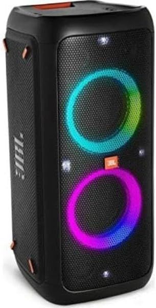 JBL PartyBox 310 Portable Party Speaker with Dazzling Lights and Powerful JBL Pro Sound, 18H Battery, Built-In Wheels, IPX4 Splashproof, SOund Effects,..