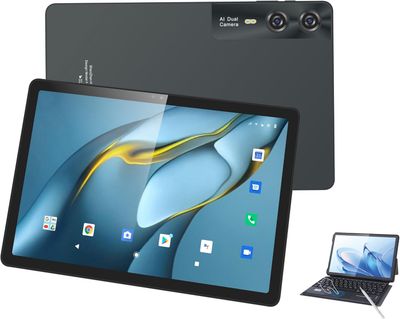 C idea 10.95&quot; Smart Tablet CM11000 Plus, Android 14 Kids Computer Tab, Touchpad Wireless Keyboard and Stylus, Dual SIM 5G LTE WiFi, Zoom &amp; Tiktok Supported with Protective Cover