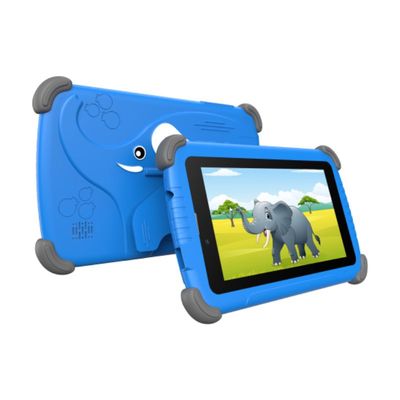 Modio M793 Kids Tablet, 7-inch HD Display, Dual SIM, 3000mAh Battery, Silicone Protection Case, (Blue)