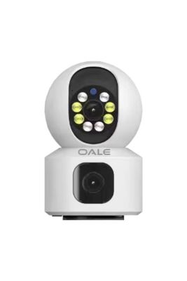 iHome 03 Smart Security Camera 1080*960 HD Resolution, Dual Camera Lens 360° Full View Day &amp; Night Vision, Dual-Track Audio Outdoor Security Camera For Home &amp; Indoor WiFi IP Cameras Wireless Camera