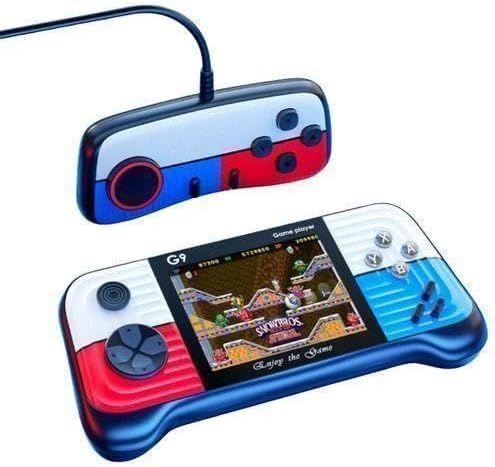 G9 Retro Handheld Game Console, 3-inch Display, 666 Built-in Games, TV Output, Dual Player Support, Rechargeable