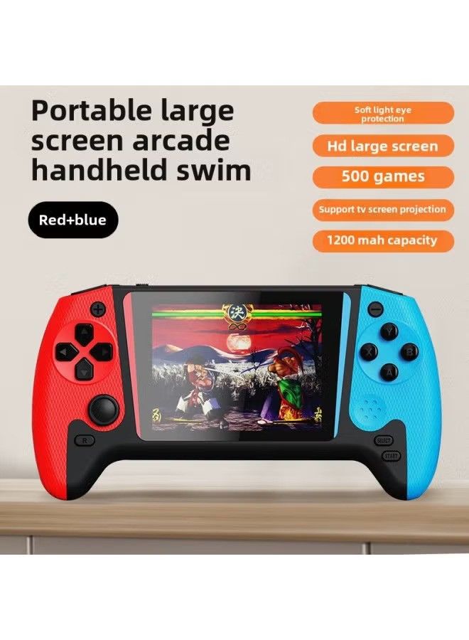 Q21 Handheld Game Console 500-in-one Retro Nostalgic Large-screen Handheld Console Kidsren&#39;s Classic Double Game-